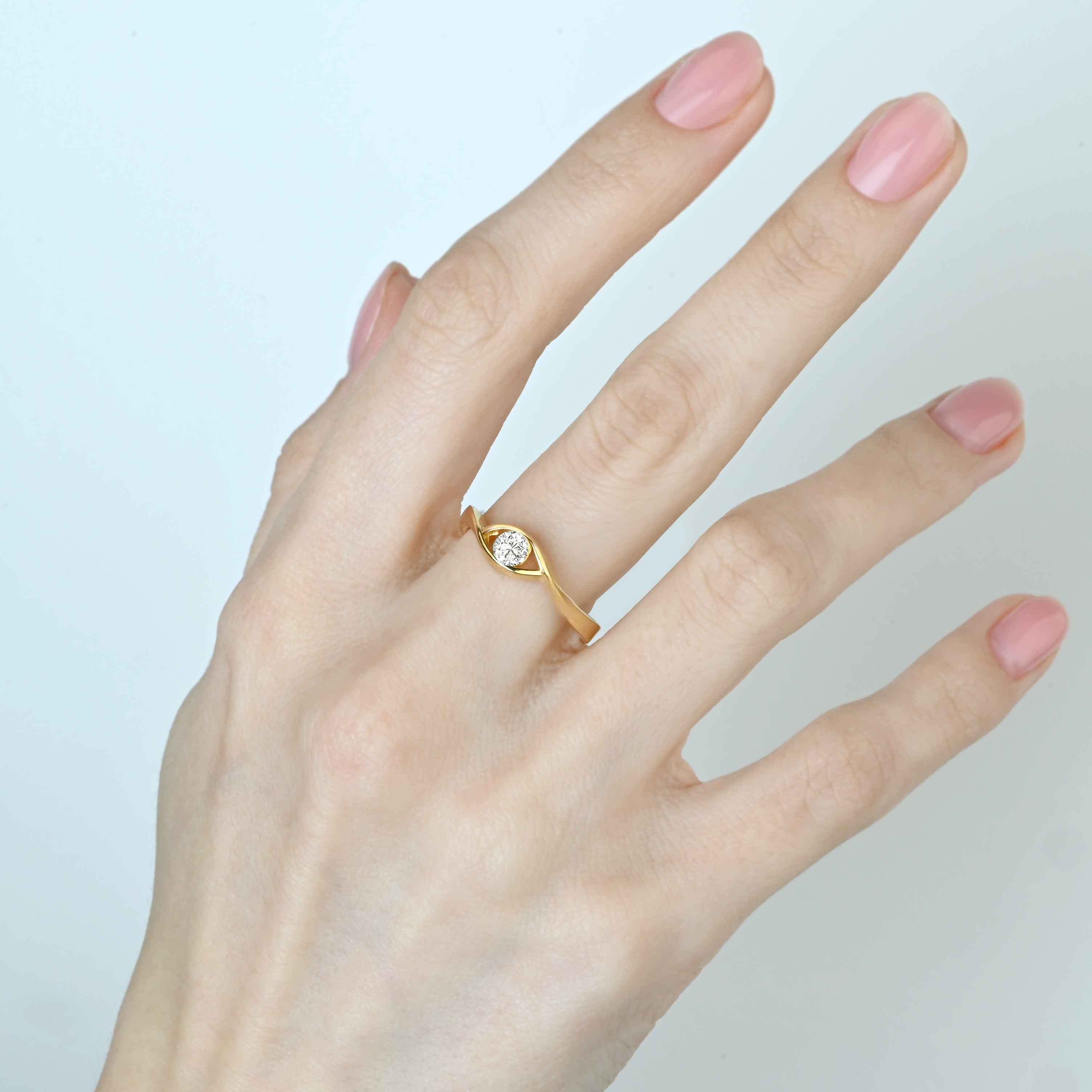 Mirage Solitaire Ring