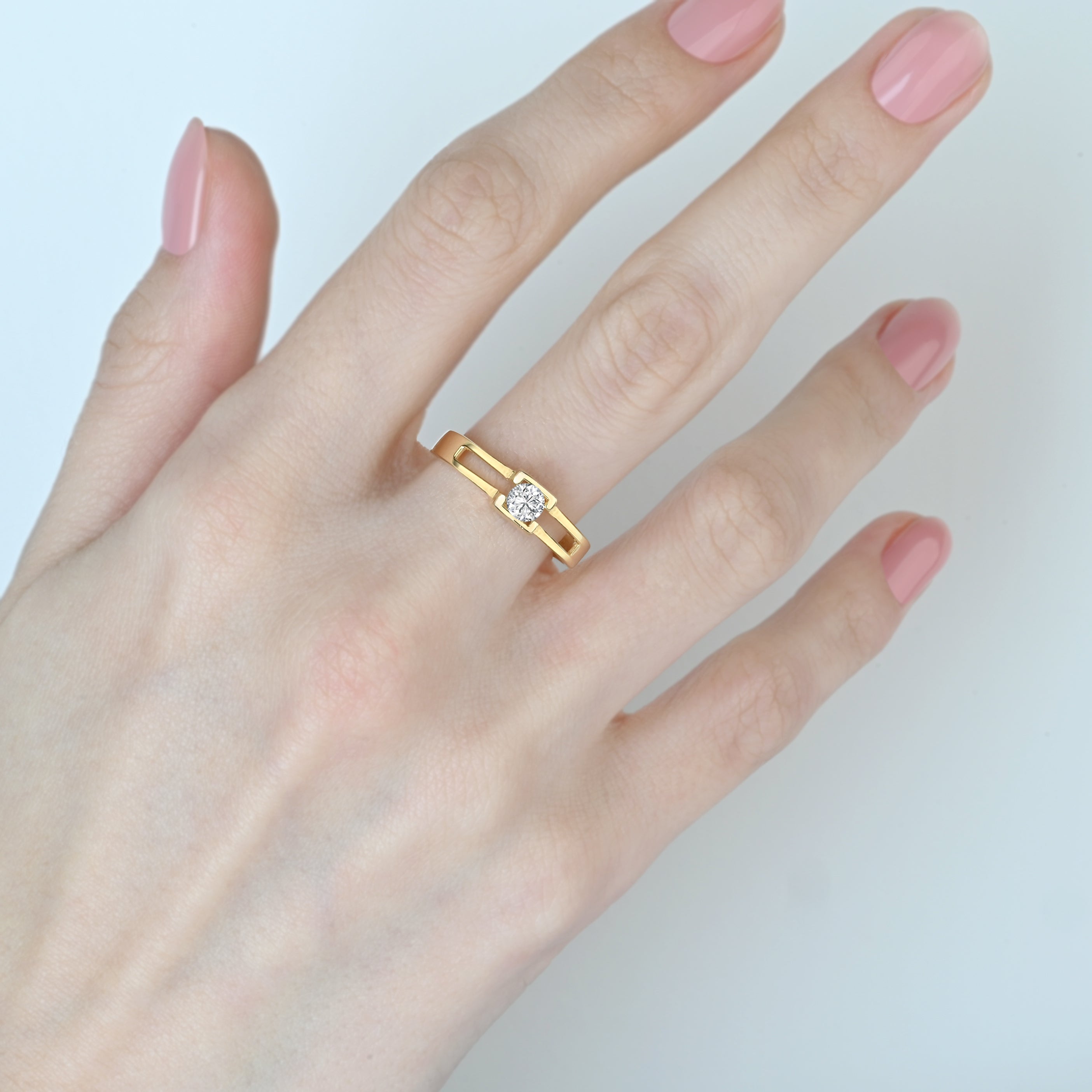 Nebula Solitaire Ring