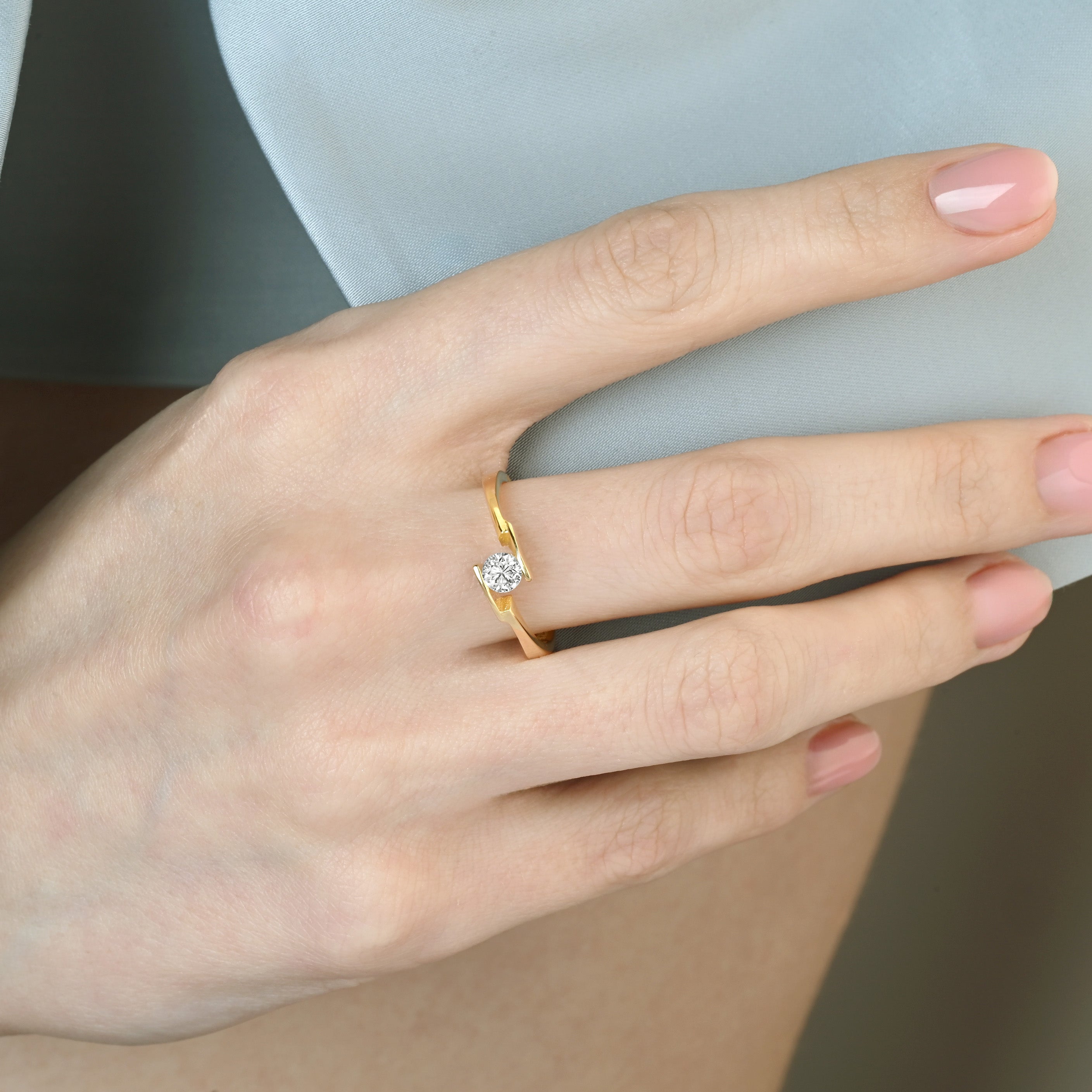 Sylwind Solitaire Ring