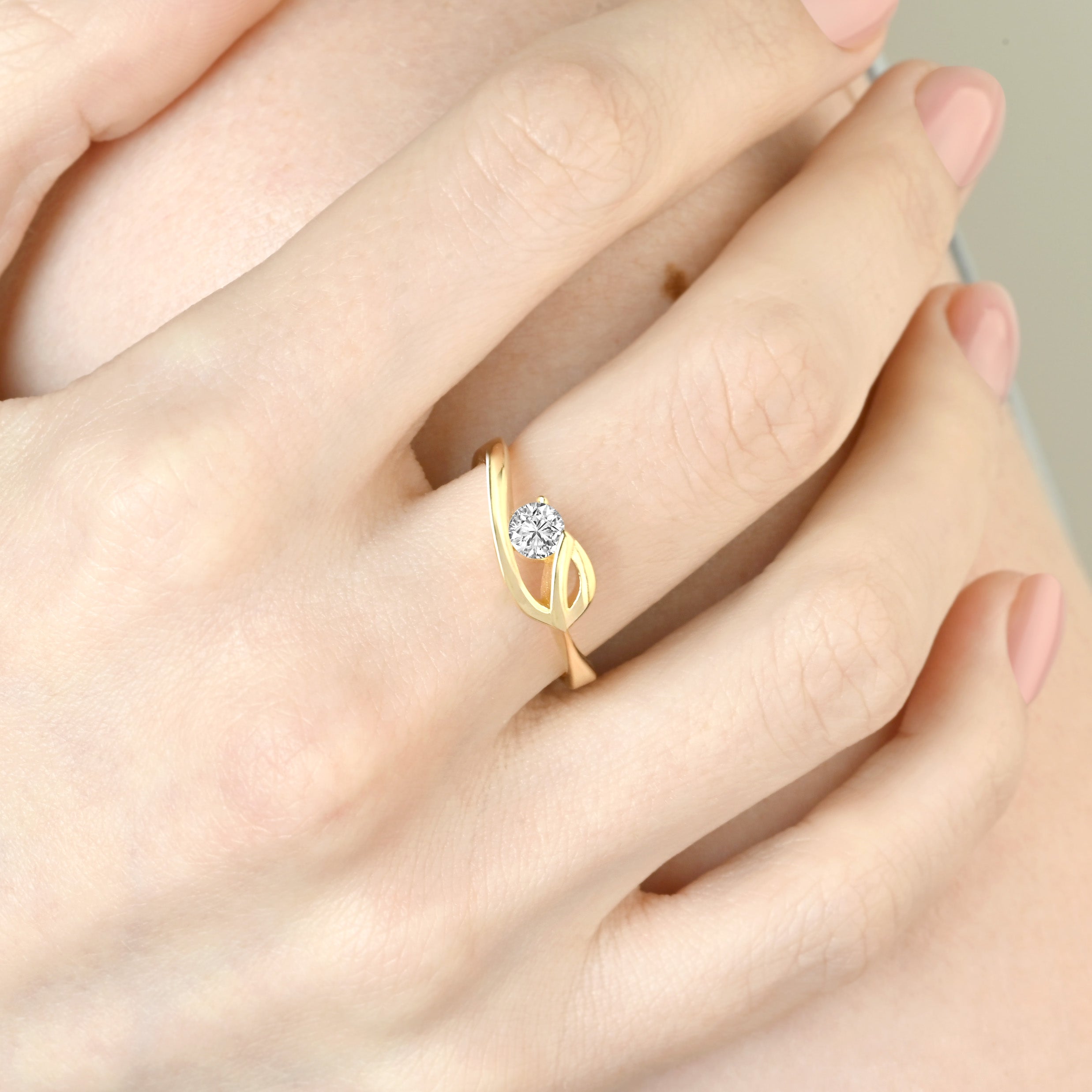 Santa Solitaire Ring