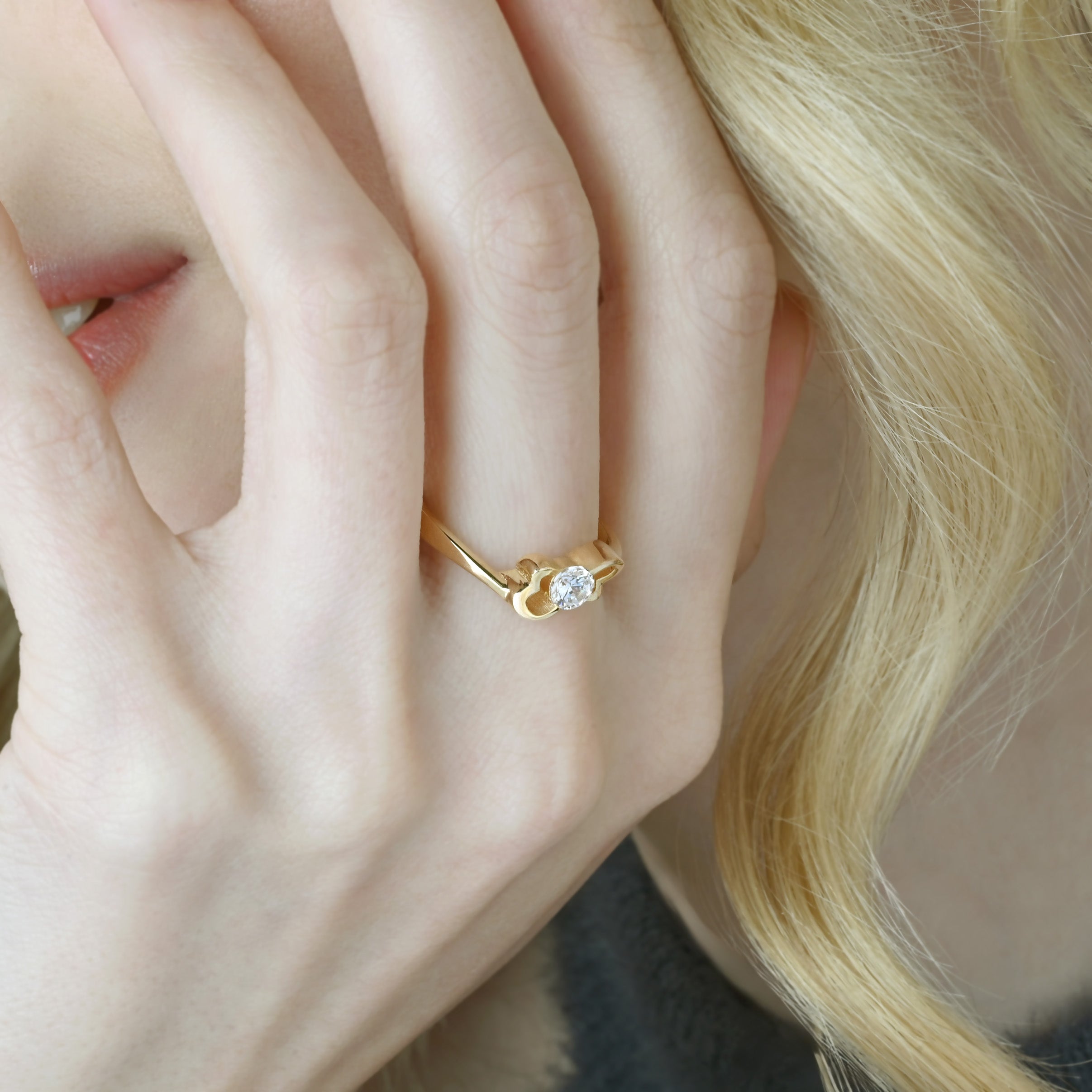 Celeste Solitaire Ring