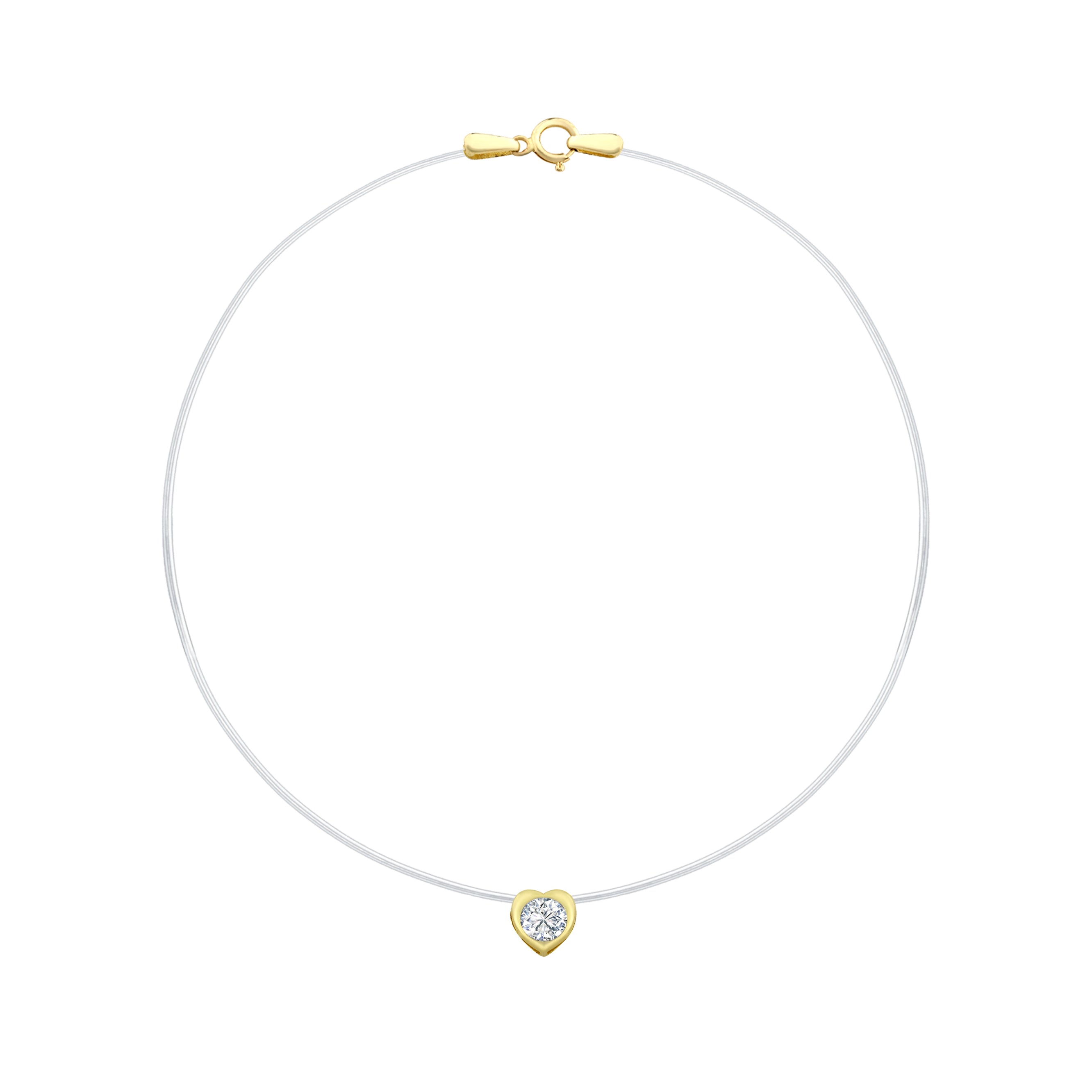 Nude Heart Choker /cutie