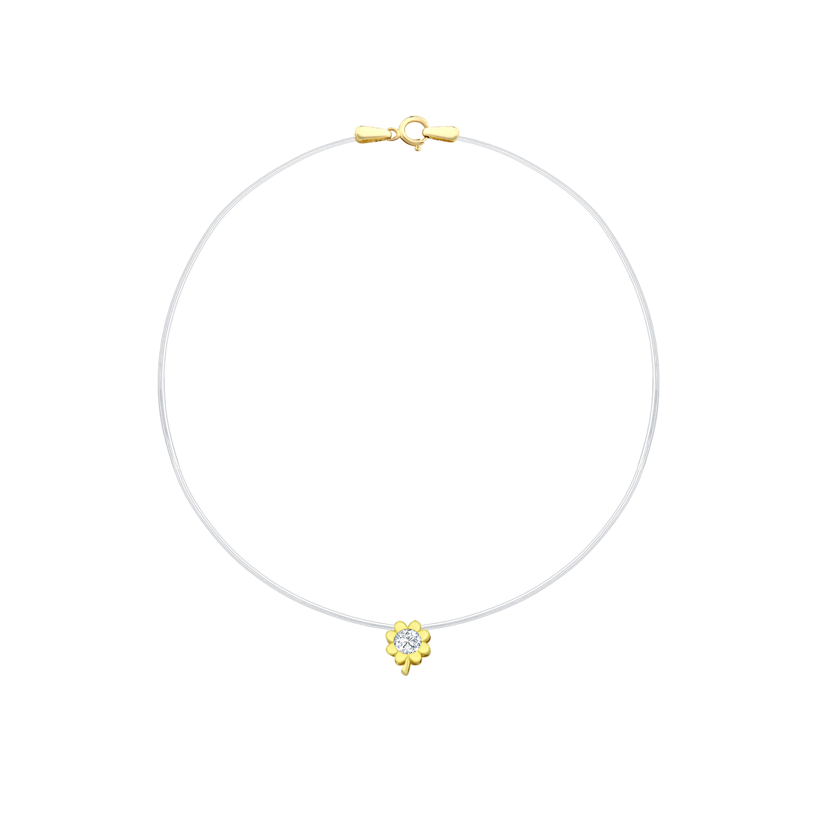 Nude Clover Choker /biggie