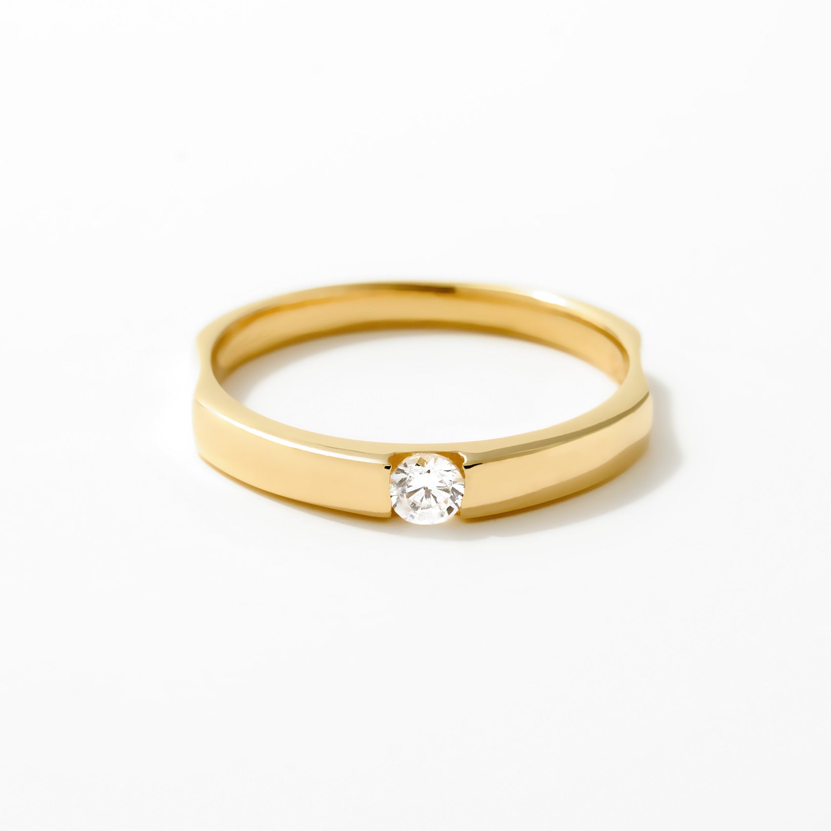 Scolle Solitaire Ring