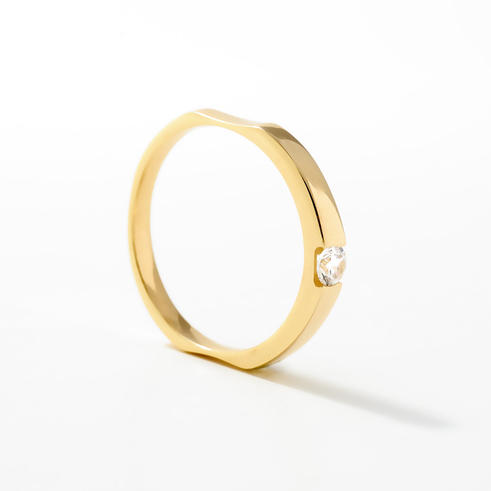 Scolle Solitaire Ring