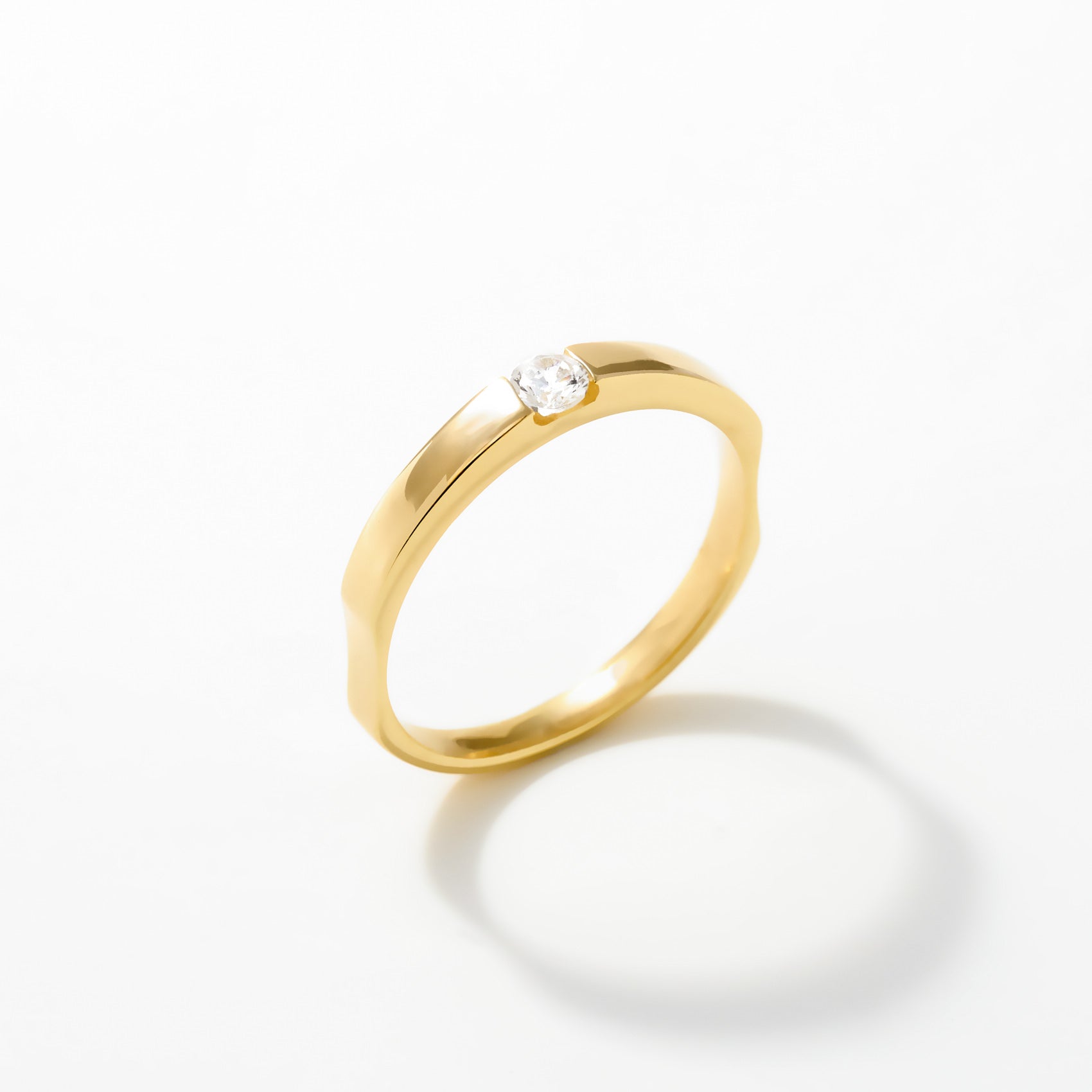 Scolle Solitaire Ring