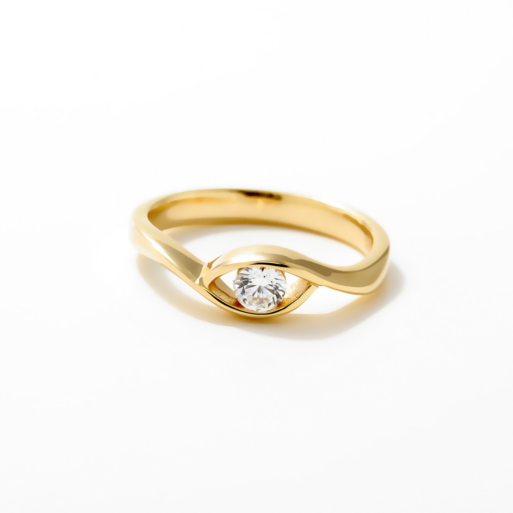 Mirage Solitaire Ring