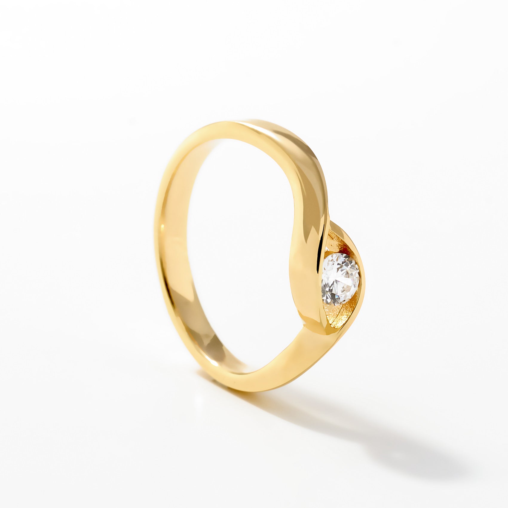 Mirage Solitaire Ring