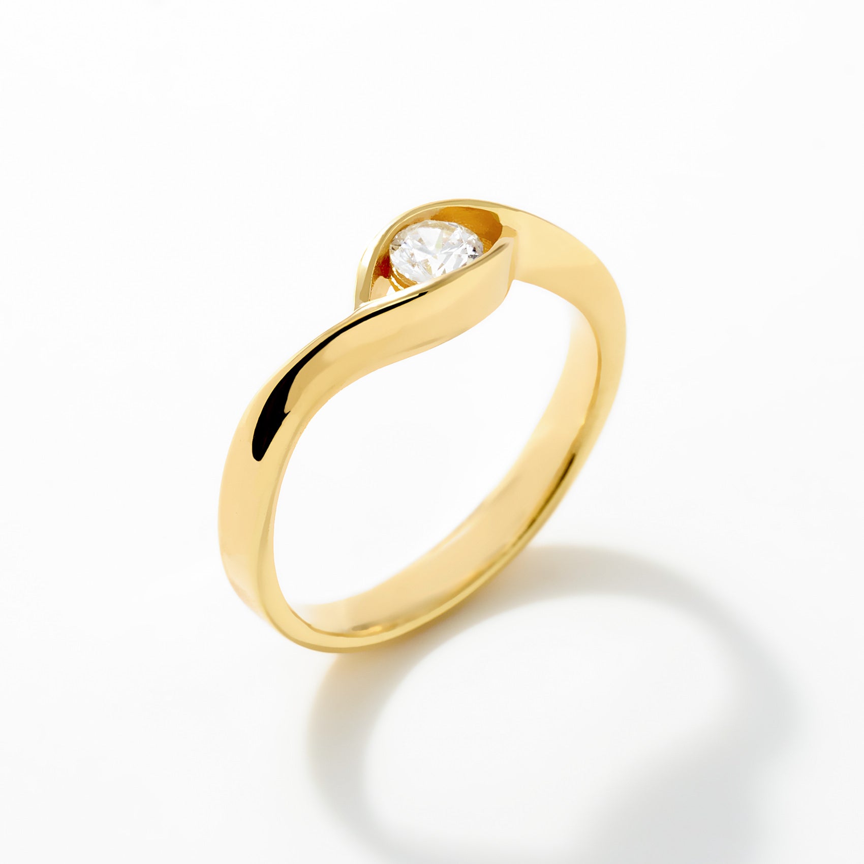 Mirage Solitaire Ring