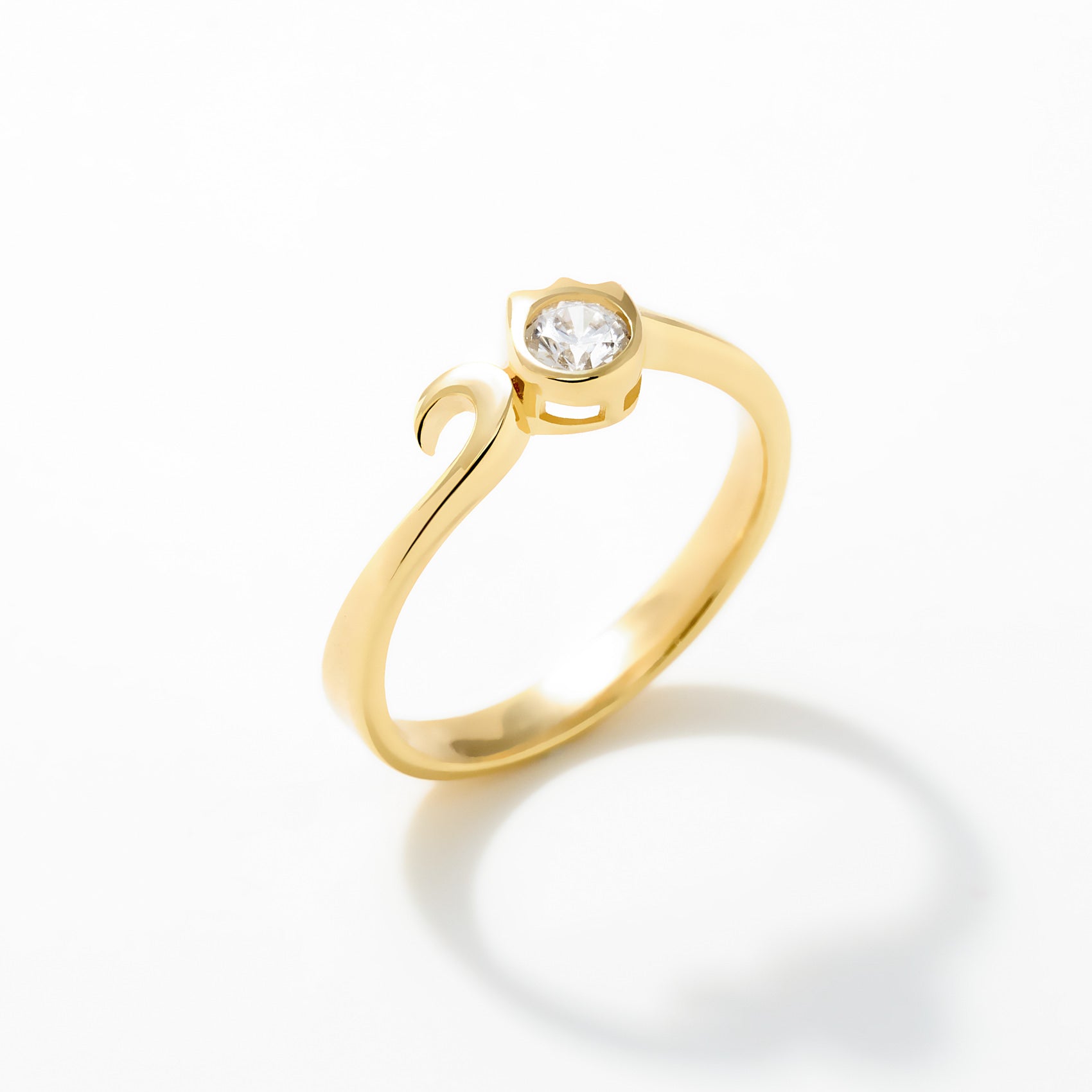 Catly Solitaire Ring