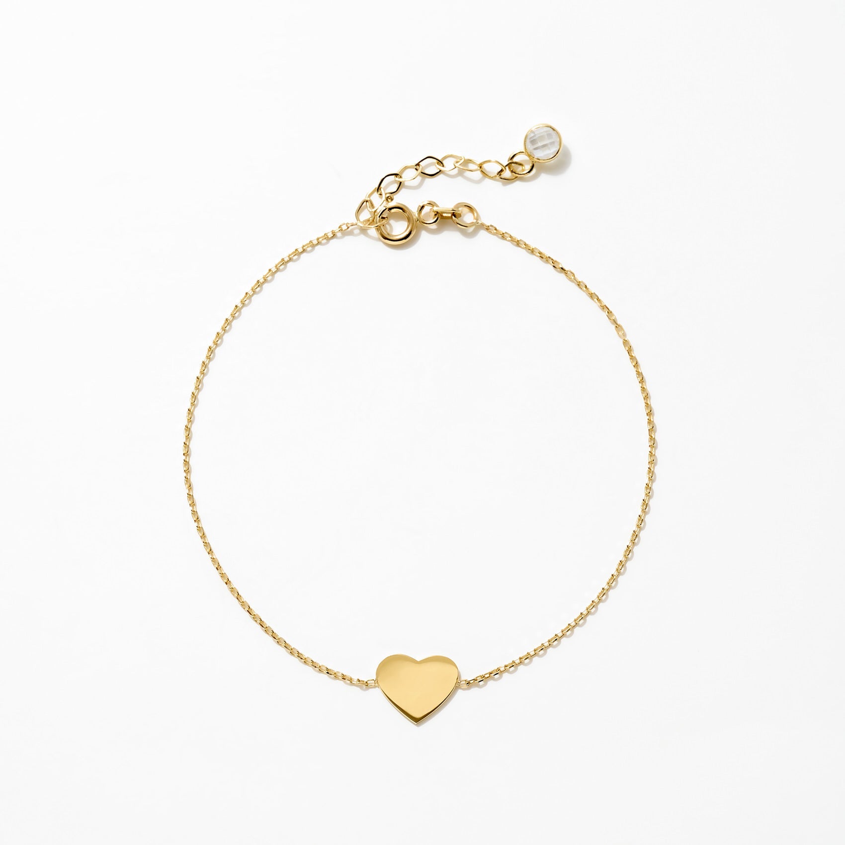 Plain Soft Heart Bracelet