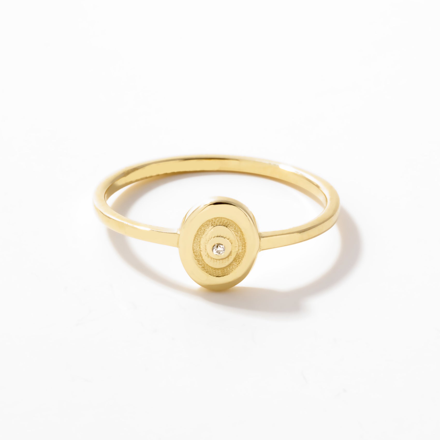 Elité Capsule Nude Medallion Ring