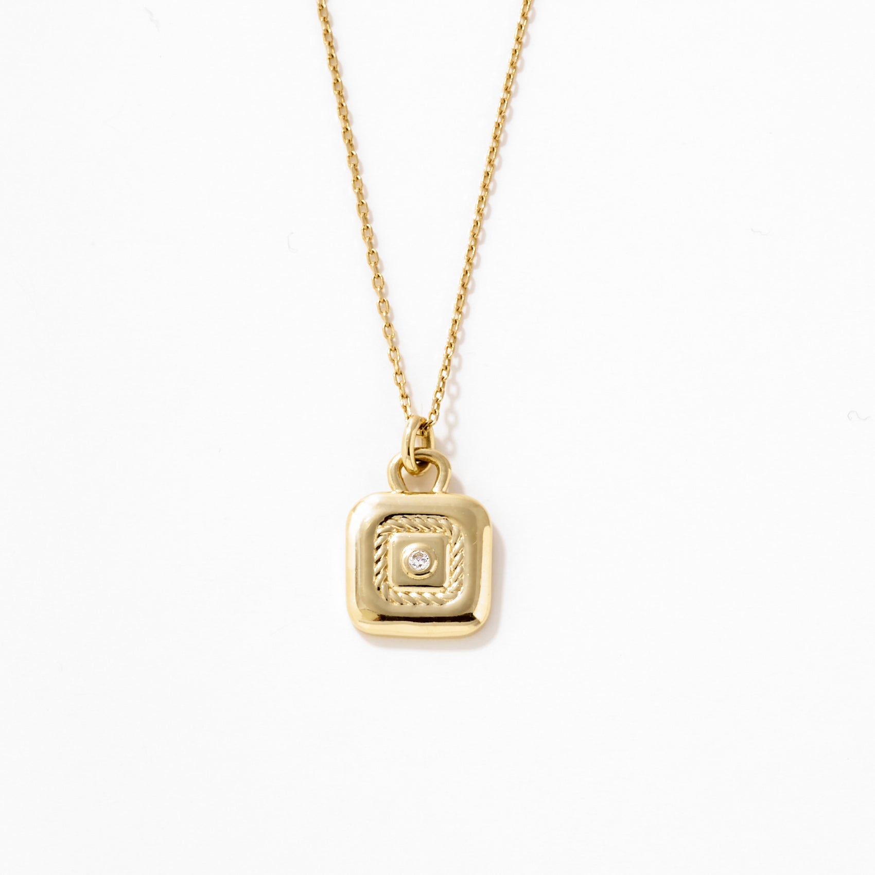 Elité Capsule Nude Stamp Necklace