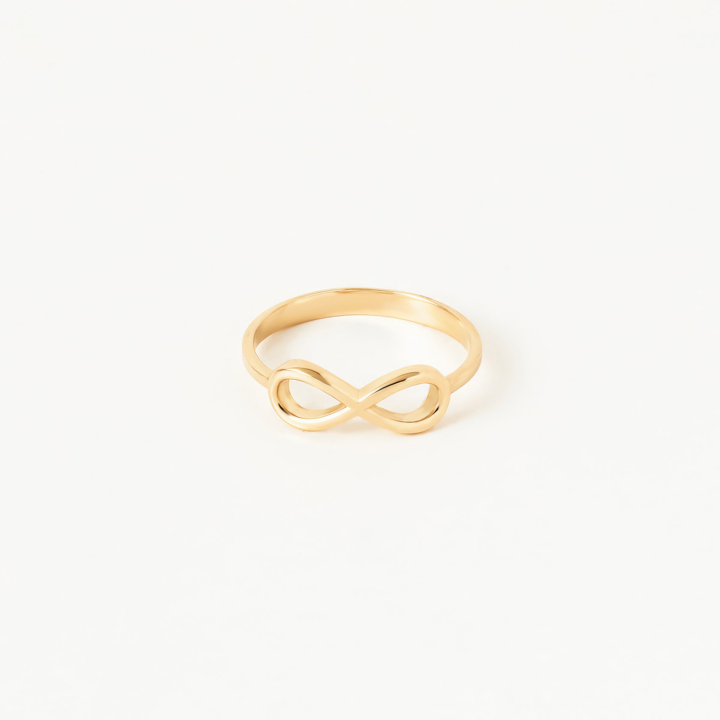 Bold Infinity Symbol 14K Gold Ring