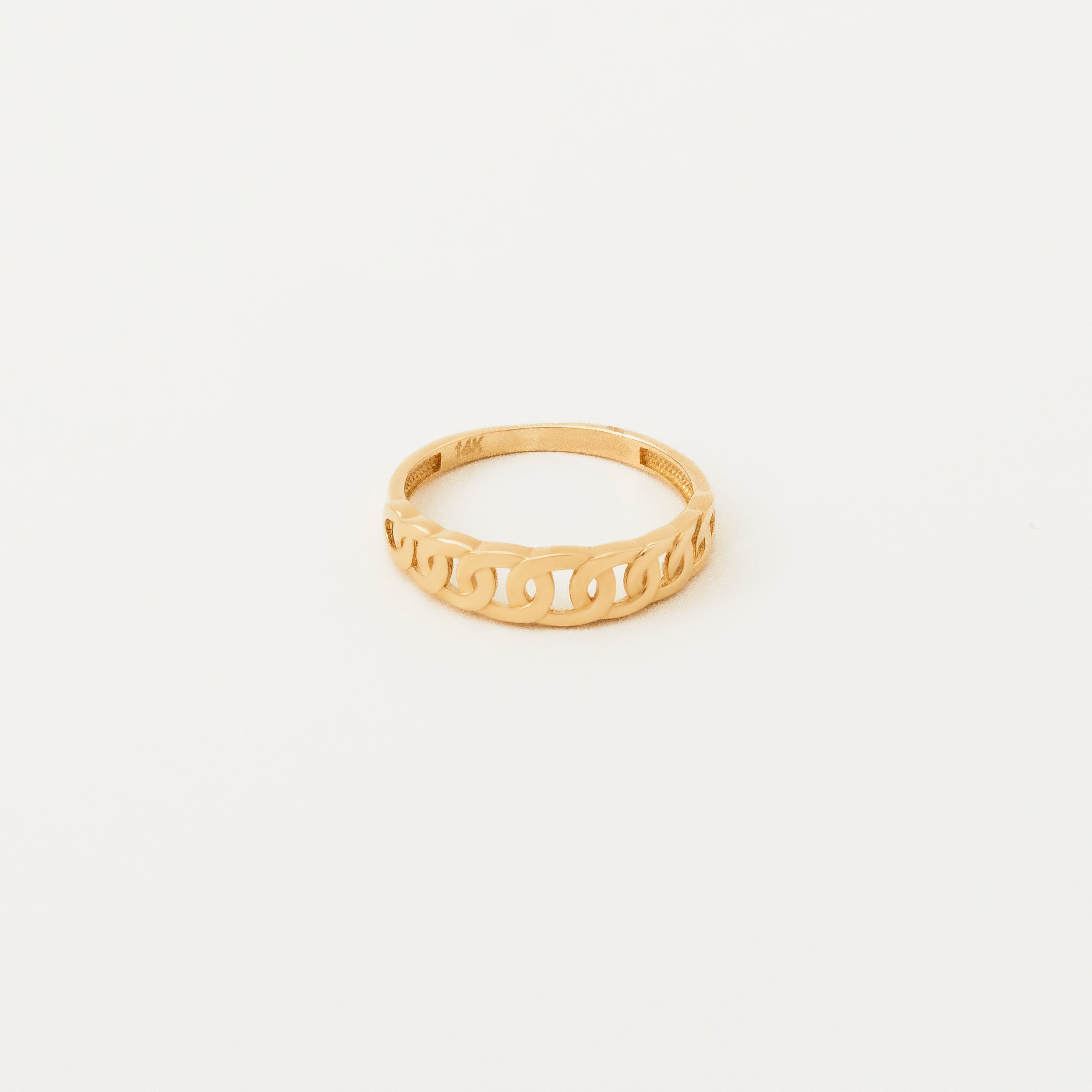 Filigree Band Ring in 14K Gold