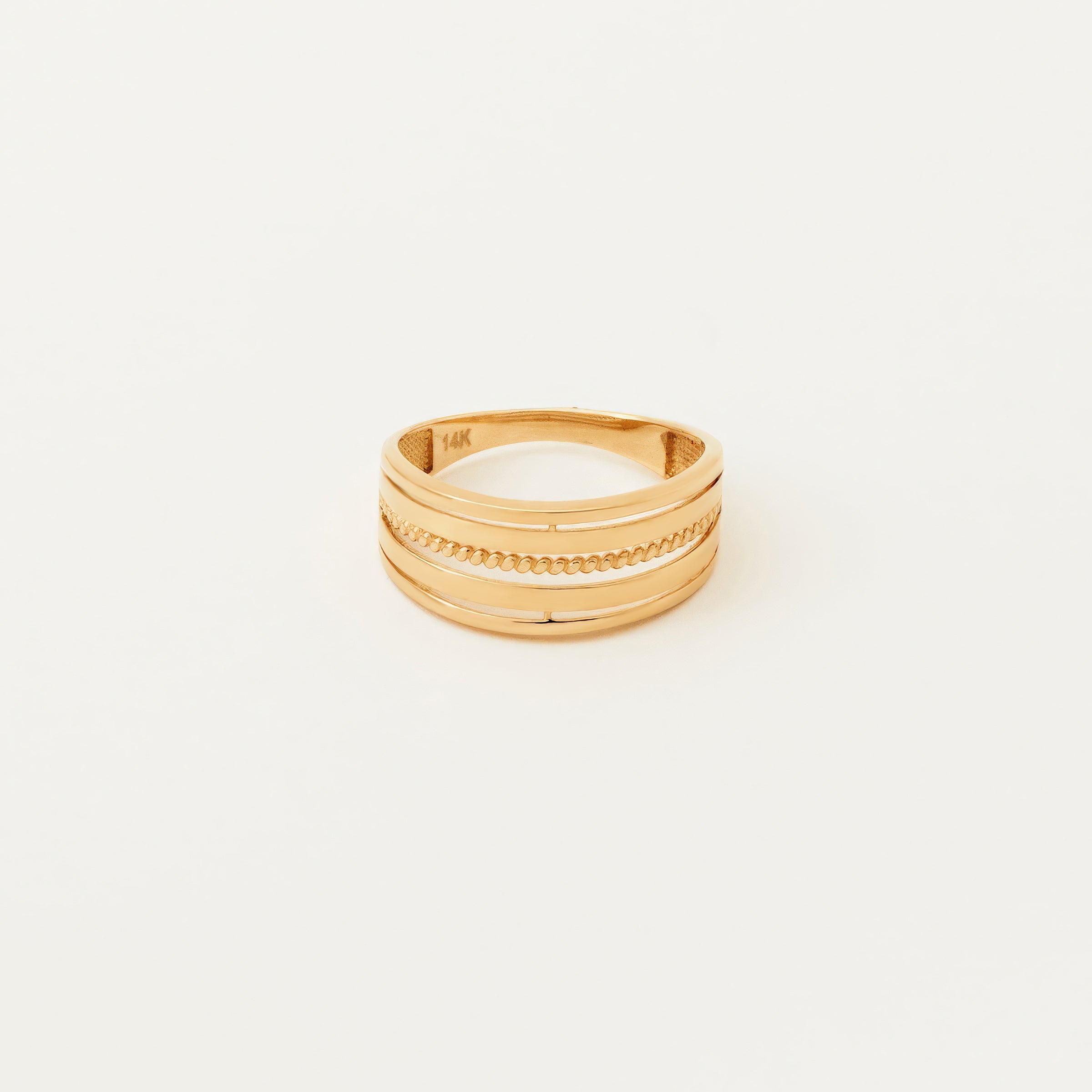 Stacked Band Ring in 14K Gold