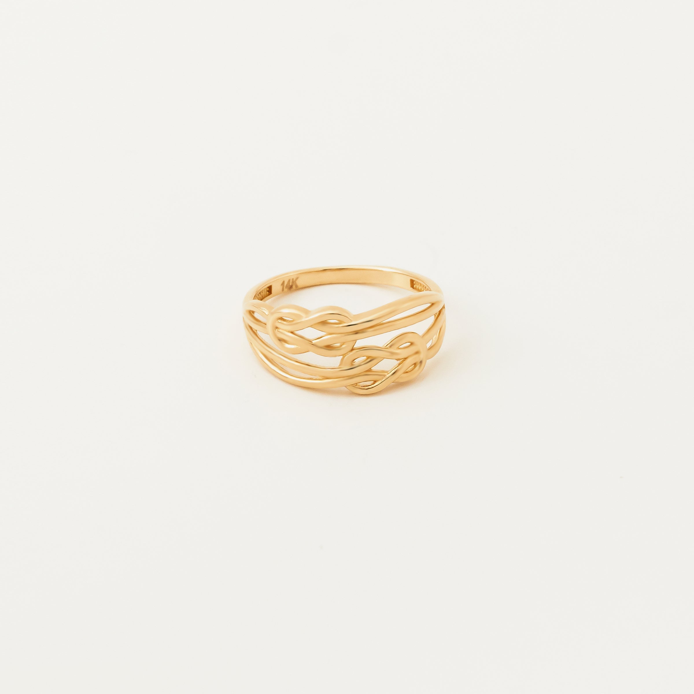 Twisted Infinity Destiny Band 14K Gold Ring