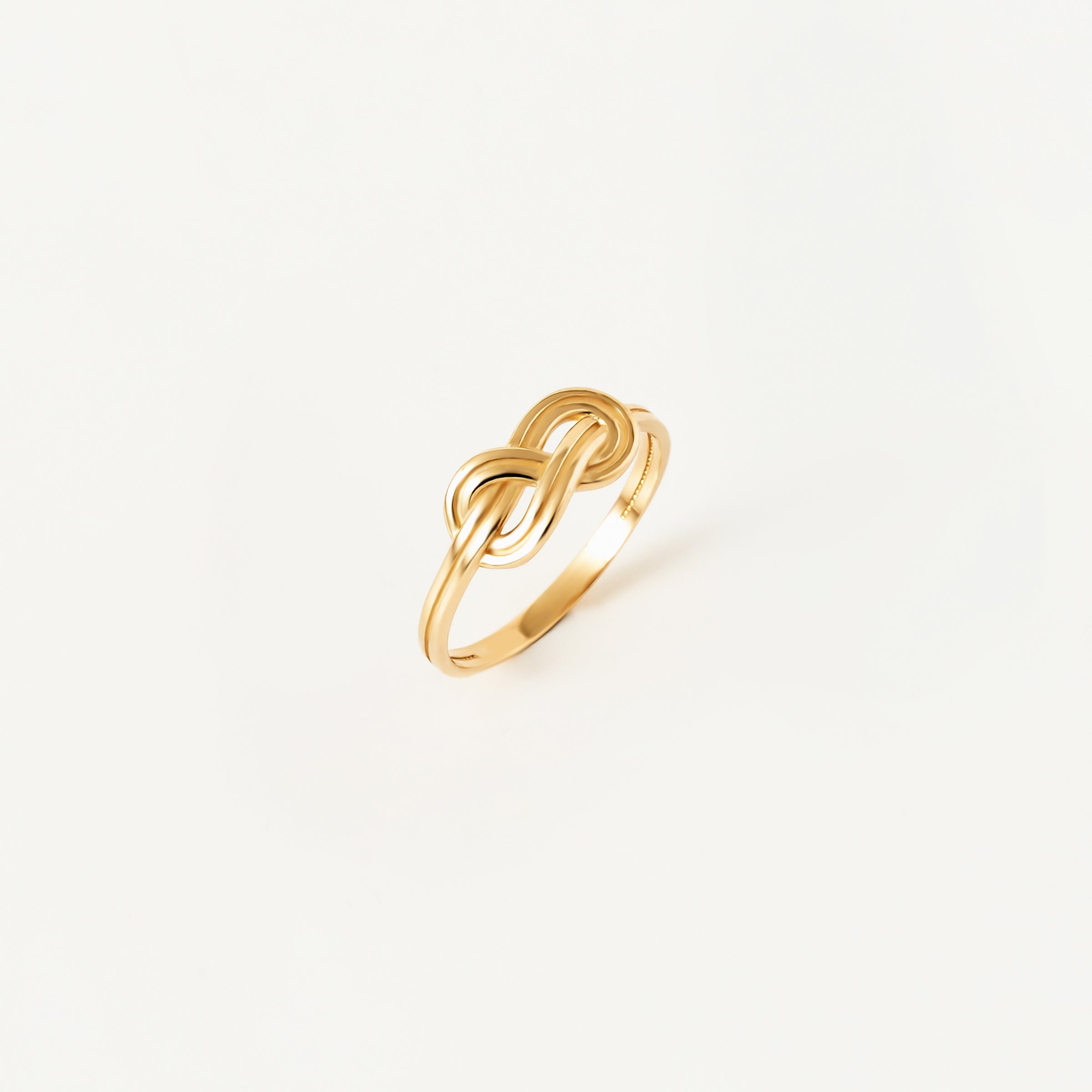 InfinityKnot Design 14K Gold Ring