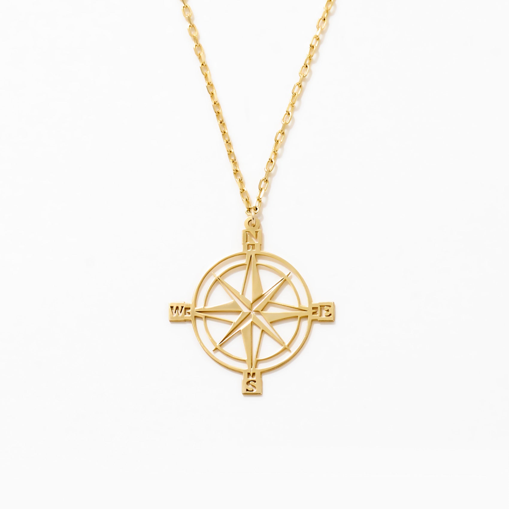 Plain Compass Necklace