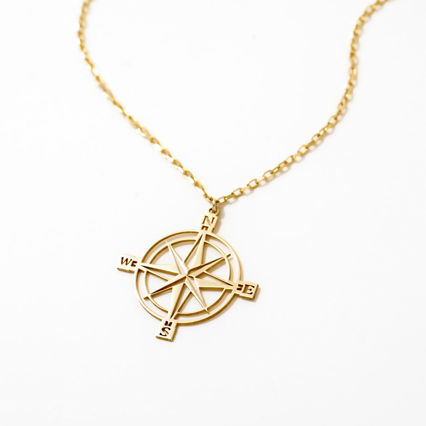 Plain Compass Necklace