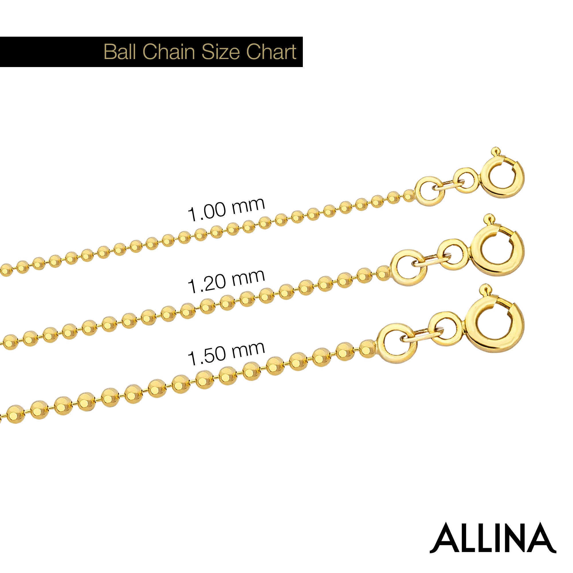 14K Gold Beaded Ball Chain Bracelet - 1.50mm | Playful & Elegant Gold Jewelry