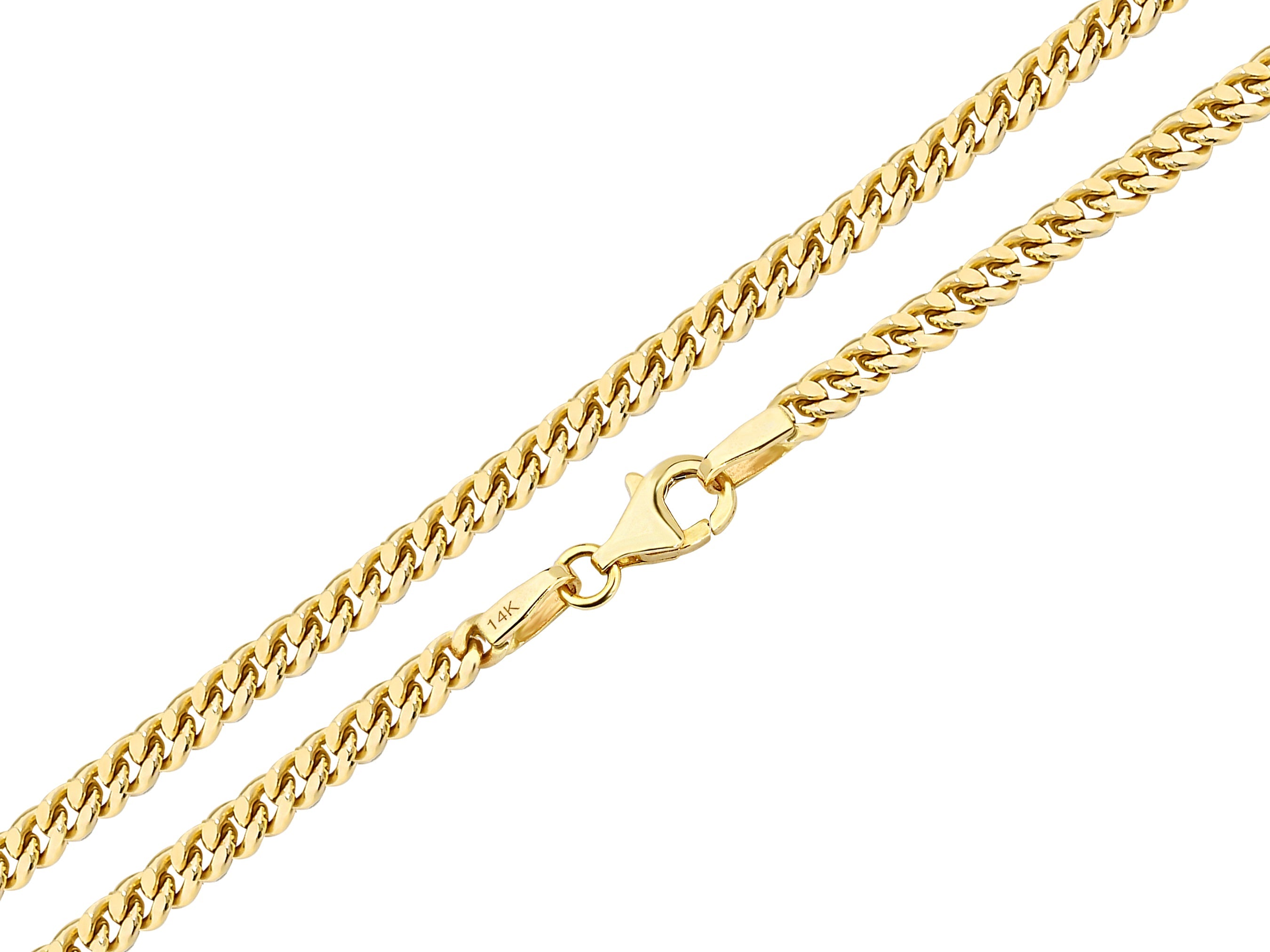 14K Gold Cuban Link Chain Necklace - 1.40mm | Sleek & Durable Gold Jewelry